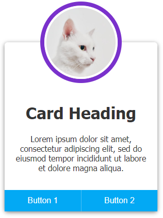 Card - Image Bubble